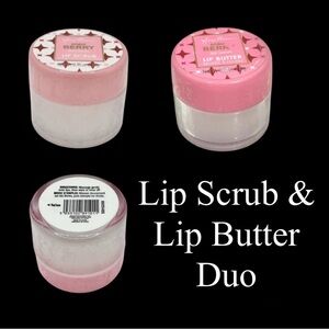 Glowbloom Lip Scrub & Lip Butter Duo - Snow Berry